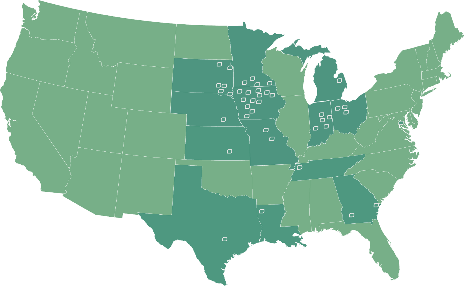 Fuels Locations Map