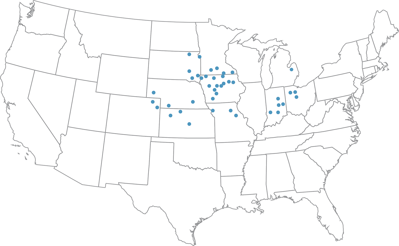 Fuels Locations Map