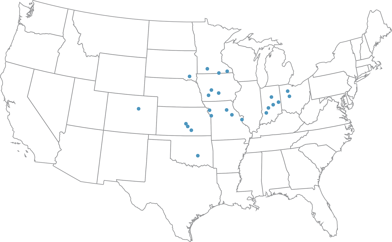 Fuels Locations Map